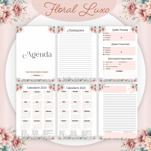 Combo Alfabeto Floral de Luxo - Encadernação - Imagem 8
