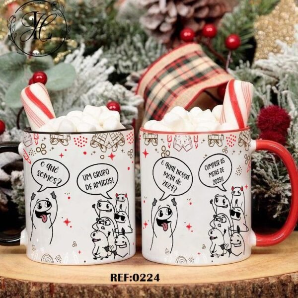 Estampas Canecas | Camisas - Natal Amizade Flork (Lidyane) - Imagem 3