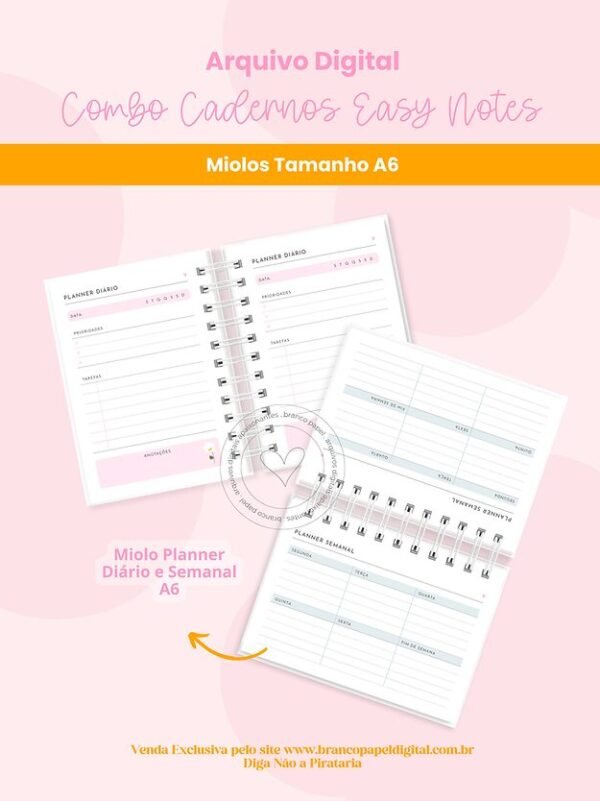 Combo Cadernos Easy Notes - Imagem 4