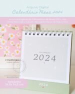 Calendário Mesa 2024 (Branco Papel) - Imagem 5