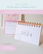 Calendário Mesa 2024 (Branco Papel) - Imagem 3