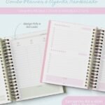 Combo Planner e Agenda Não-Datado - A5 e Slim (Branco Papel)