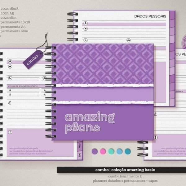 Amazing Basic | Combo | Planners e Capas 2024 - Imagem 1
