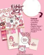 Outubro Rosa - Ilustrações + Encadernação