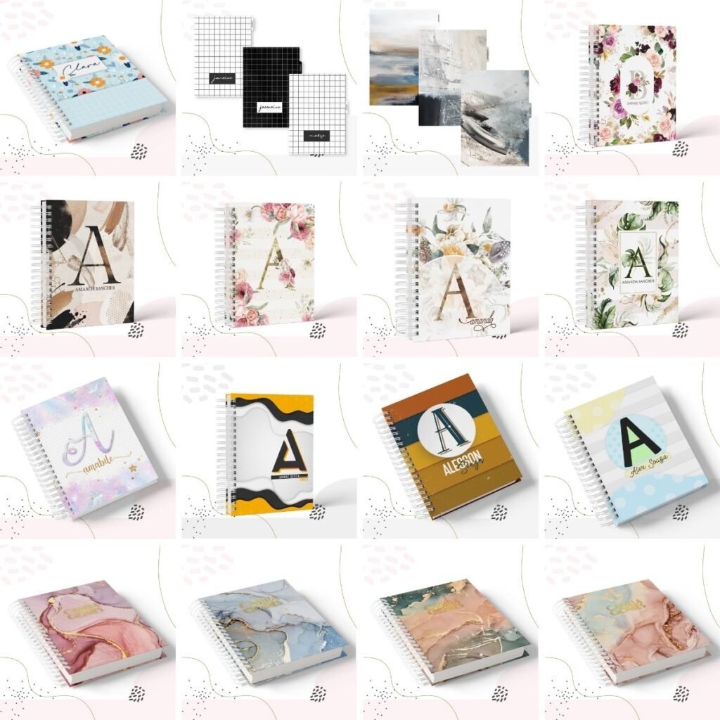 9 Pack Encadernação 2022 - Arquivos agendas, planners e miolos - Imagem 9