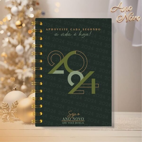 Pacote de Capas Agendas Personalizadas - Ano Novo 2024 V23 (Vintage) - Imagem 12
