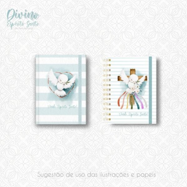 Kit Digital Divino Espírito Santo 1 (Pentecostes) - Santinhos - Imagem 5