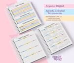 Agenda Permanente Colorful 2024 (Rafa) - Imagem 3