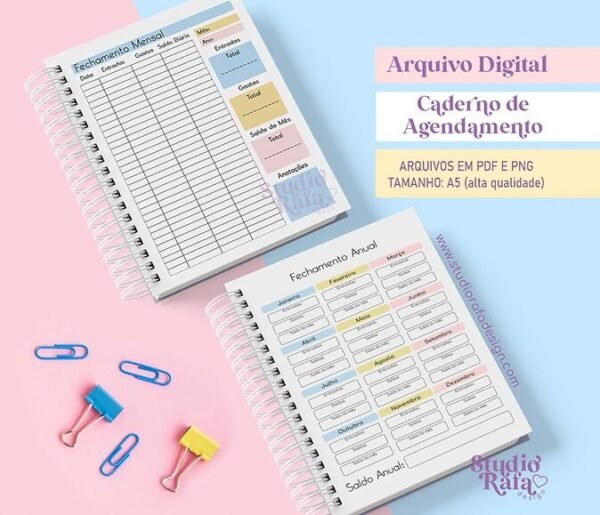 Caderno de Agendamento Permanente Candy 2024 (Rafa) - Imagem 3
