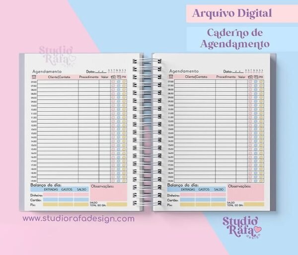 Caderno de Agendamento Permanente Candy 2024 (Rafa) - Imagem 2