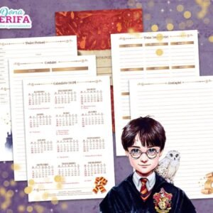Miolo Agenda 2024 Harry Potter - (Dona Serifa)