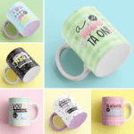 Kit Pérolas de Mãe - Estampas p/Canecas