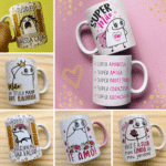 Combo Flork Mães - Estampas p/Canecas