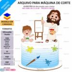 Inspirado no Maior Pintor Do Mundo - Topo de Bolo