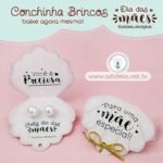 Caixinha Cartão + Conchinha Brincos - Imagem 2