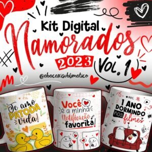 Canecas Frases e Flork - Namorados 2023 Vol 1