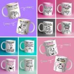 Estampas Canecas Flork Amigas