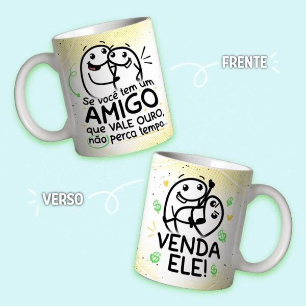 Canecas + Kit Digital Flork Feed - Abacaxi Sublimatico - Imagem 2
