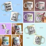 Canecas + Kit Digital Flork Feed - Abacaxi Sublimatico