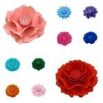 10 Moldes p/ Flores - Arquivos de Corte