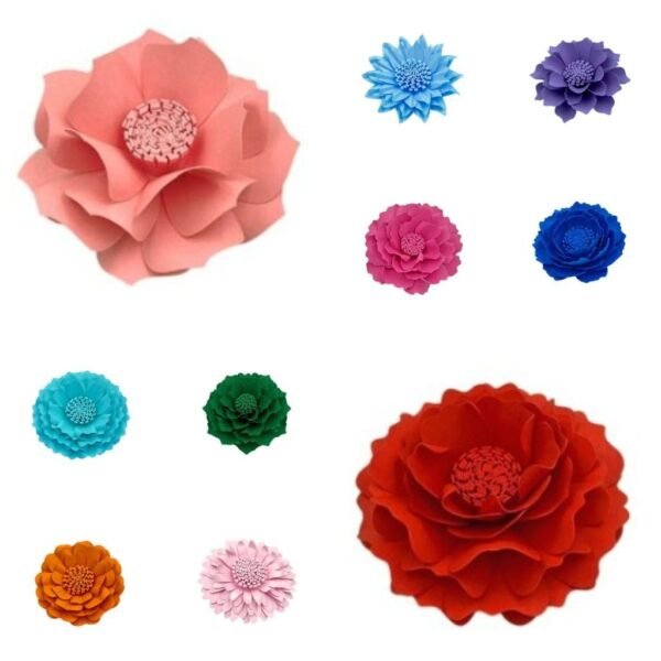 10 Moldes p/ Flores - Arquivos de Corte - Imagem 1