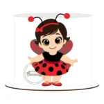 Abelhina e Joaninha - 2 Topos de Bolo