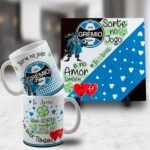 Kit Artes para Canecas + Azulejos - Namorado(A) Sortudo(A) Times - Sem Foto 2023 - Imagem 17