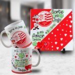 Kit Artes para Canecas + Azulejos - Namorado(A) Sortudo(A) Times - Sem Foto 2023 - Imagem 26