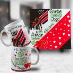 Kit Artes para Canecas + Azulejos - Namorado(A) Sortudo(A) Times - Sem Foto 2023 - Imagem 6