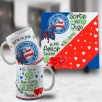 Kit Artes para Canecas + Azulejos - Namorado(A) Sortudo(A) Times - Sem Foto 2023 - Imagem 8