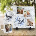 Estampas Canecas + Azulejos Fotos - Vovó e Vovô - Imagem 3