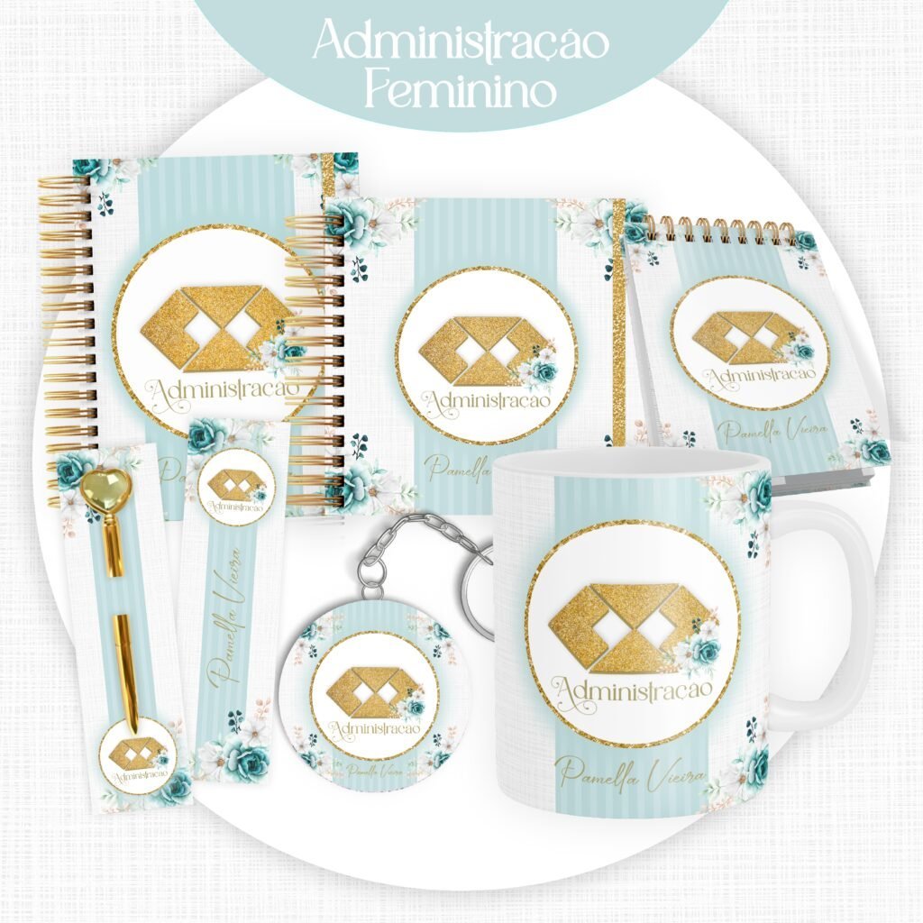 2 Combos Administração Feminino | Masculino - Encadernação (Pamella)