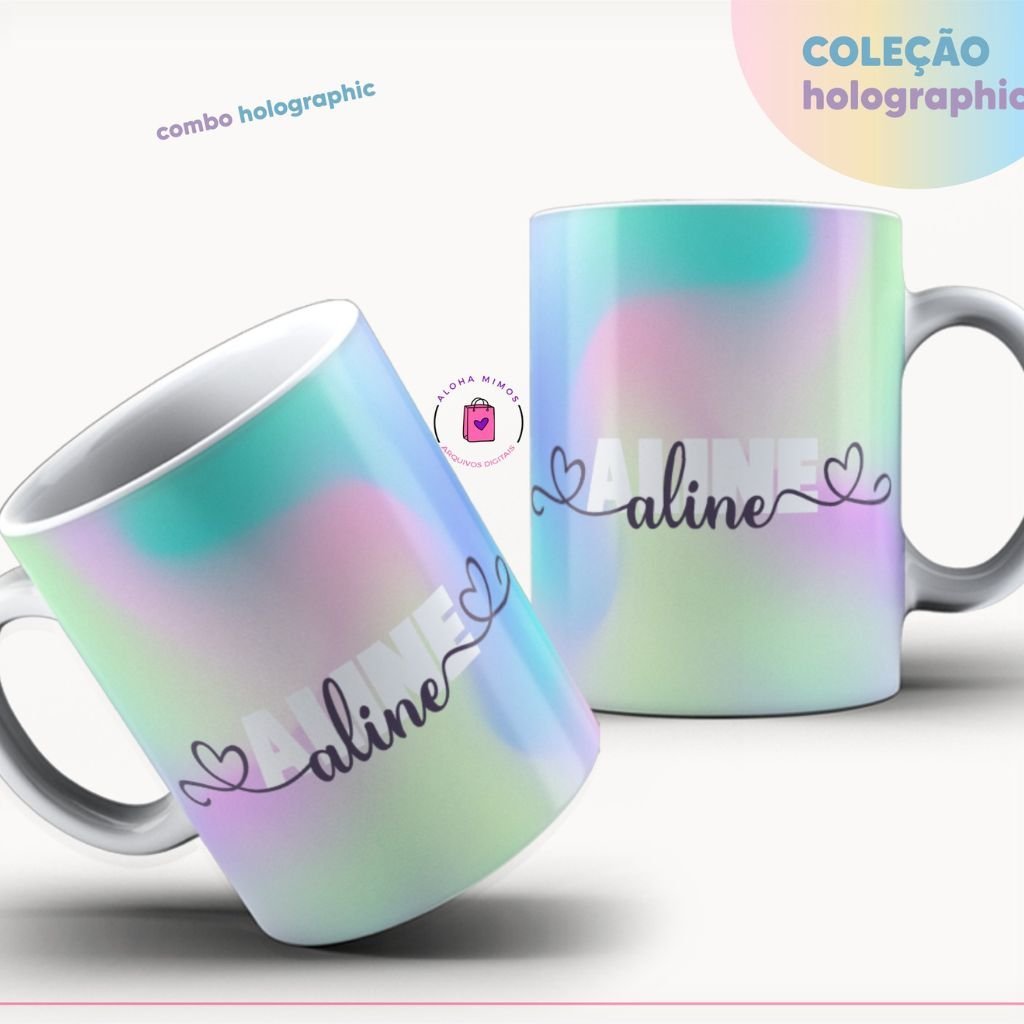 Agenda-Holographic-Lina-4 Combo Agendas Holographic 2023 - Imagem 14