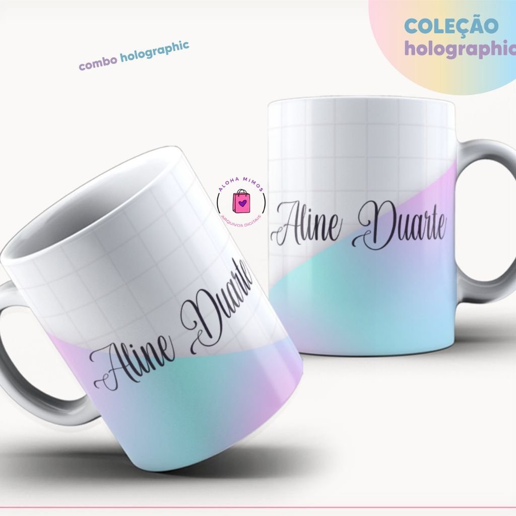 Agenda-Holographic-Lina-7 Combo Agendas Holographic 2023 - Imagem 11