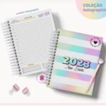 Combo Agendas Holographic 2023 - Imagem 10