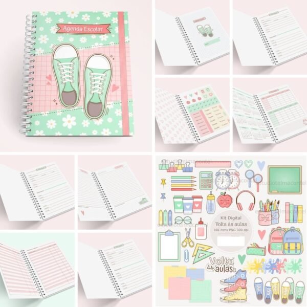 Agenda Escolar + Kit Digital - Telma Contel - Imagem 1