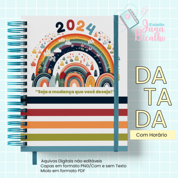 Agendas Datadas 2024 SH/CH – Coleção Rainbow - 2024 - Imagem 1