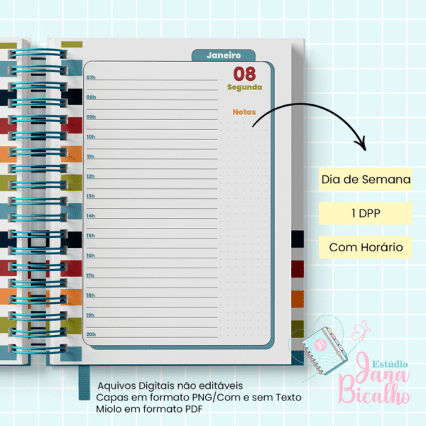Agendas Datadas 2024 SH/CH – Coleção Rainbow - 2024 - Imagem 3