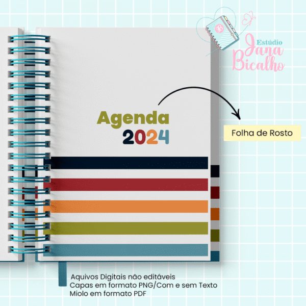 Agendas Datadas 2024 SH/CH – Coleção Rainbow - 2024 - Imagem 11
