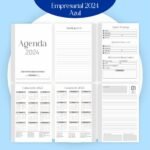 Combo Agendamento Empresarial - Azul 2024 (Pamella) - Imagem 2