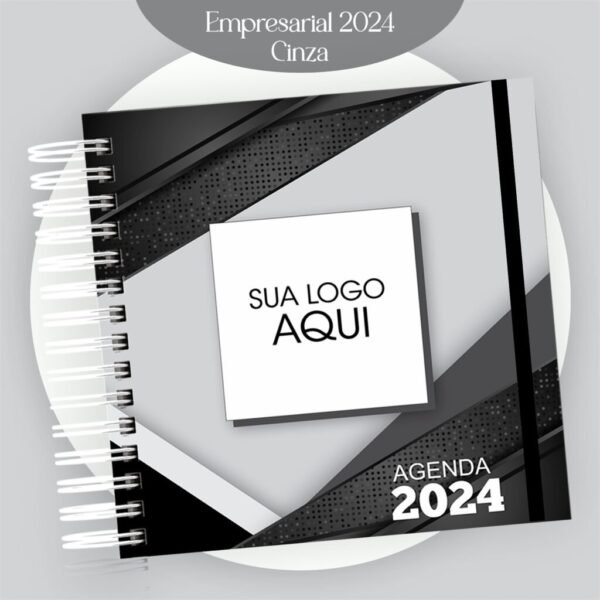 Combo Agendamento Empresarial - Cinza 2024 (Pamella) - Imagem 5