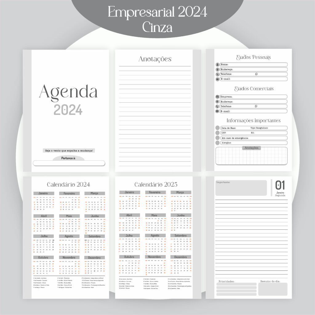 Agendamento-Cinza-Col-Agosto-6-1.jpg Combo Agendamento Empresarial - Cinza 2024 (Pamella) - Imagem 7