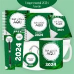Combo Agendamento Empresarial - Verde 2024 (Pamella)