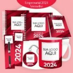 Combo Agendamento Empresarial - Vermelho 2024 (Pamella)