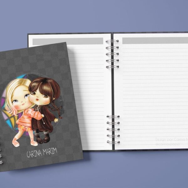 Capas Wandinha| Mini Kit Digital | Miolo Agenda Escolar - Imagem 15