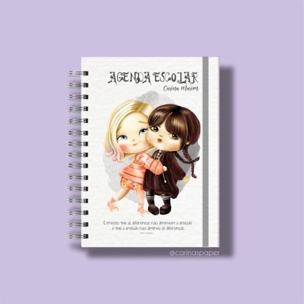 Capas Wandinha| Mini Kit Digital | Miolo Agenda Escolar - Imagem 12
