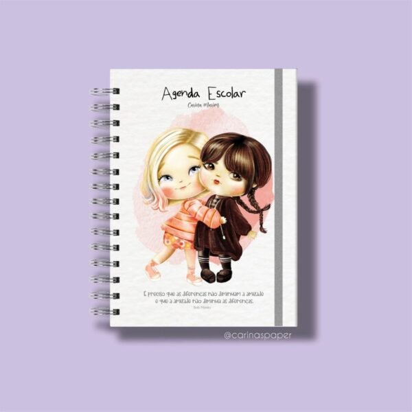 Capas Wandinha| Mini Kit Digital | Miolo Agenda Escolar - Imagem 13