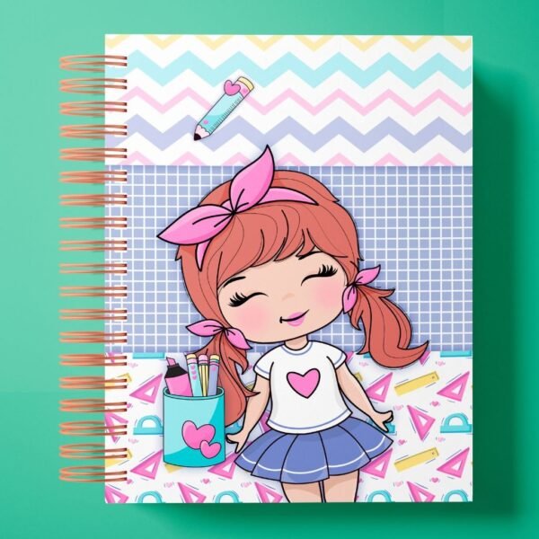 Agenda Escolar Menina – Miolo | Capas | Kit Digital - Imagem 5