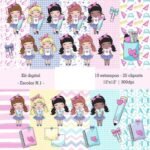 Agenda Escolar Menina – Miolo | Capas | Kit Digital - Imagem 13