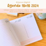 Agendas 18x18 | 2024 (Papel Sorriso)